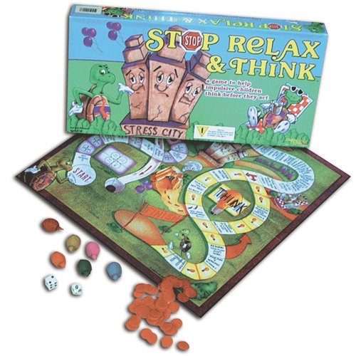 Book Cover Stop, Relax & Think: A Game to Help Impulsive Children Think Before They Act
