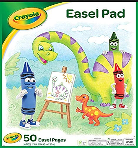 Book Cover Crayola Easel Pad, 17â€ X 20â€, Easel Supplies, 50 Sheets