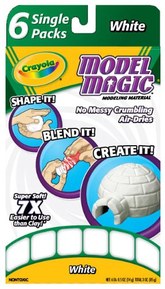 Crayola Model Magic Single Packs White (6 Single Packs)