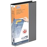 QuickFit Single Heavy-Duty 8 1/2" x 14" Portrait Legal Binder, 3-Ring Binder, D Ring, Made in Canada, 1.5 Inches