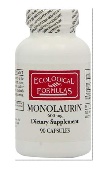 Ecological Formulas Monolaurin Capsules, 600 mg, 90 Count