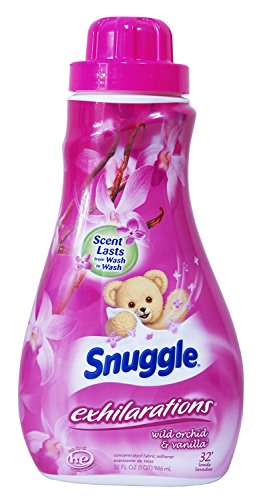 Book Cover Snuggle Exhilarations Fabric Softener, Concentrated/Wild Orchid/Vanilla, 32 Ounce