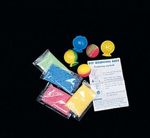 Make your own Bouncy balls - craft kit makes 12 balls(6 kits, each kit makes 2 balls)