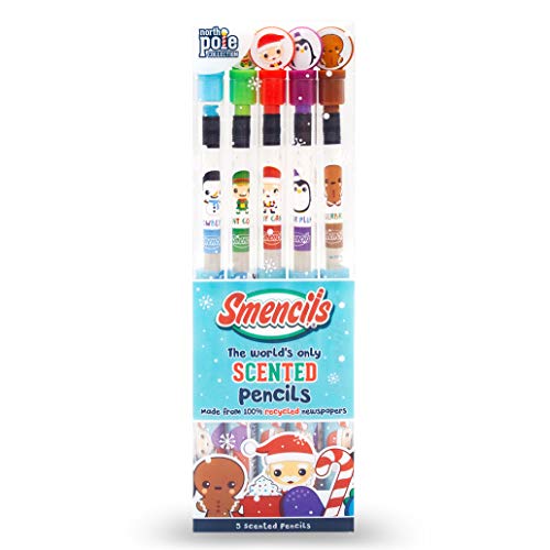 Book Cover Scentco Holiday Smencils - HB #2 Scented Pencils, 5 Count