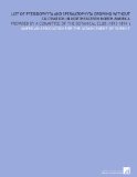 List of Pteridophyta and Spermatophyta Growing Without Cultivation in Northeastern North America: Prepared by a Committee of the Botanical Club (1893-1894 )