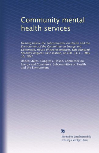 Community mental health services