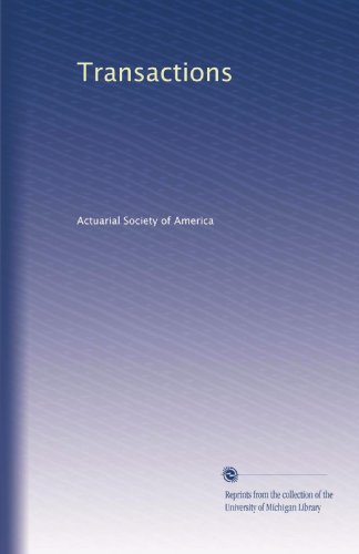 Transactions (Volume 26)