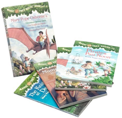 Magic Tree House Boxed Set, Books 1-4: Dinosaurs Before Dark, The Knight at Dawn, Mummies in the Morning, and Pirates Past Noon [BOX SET] (Paperback)