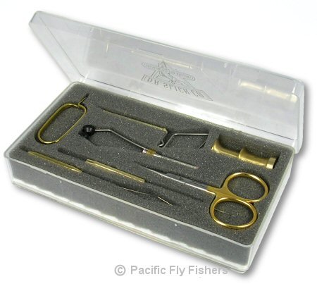 Dr Slick Fly Tying Tools Gift Set with Fly Box Combo.