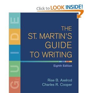 The St. Martin's Guide to Writing 8th ed.,
