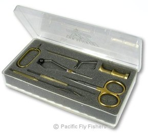 Dr Slick Fly Tying Tools Gift Set with Fly Box Combo.