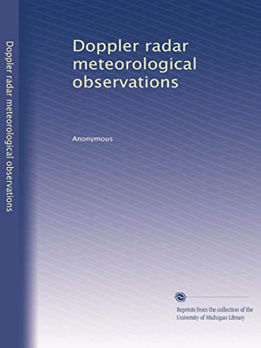 Doppler radar meteorological observations