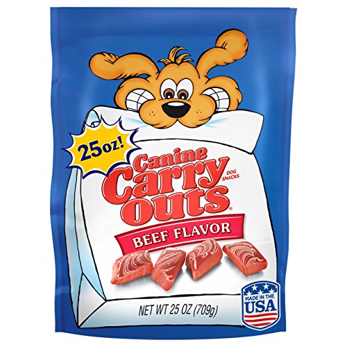 Book Cover Canine Carry Outs Beef Flavor Dog Treats, 25-Ounce