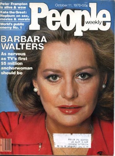 People Weekly October 11 1976 Barbara Walters on Cover, Peter Frampton, Katherine Hepburn, James Beard, Brigitte Bardot, Paul Winchell, Angie Dickinson & Burt Bacharach Split