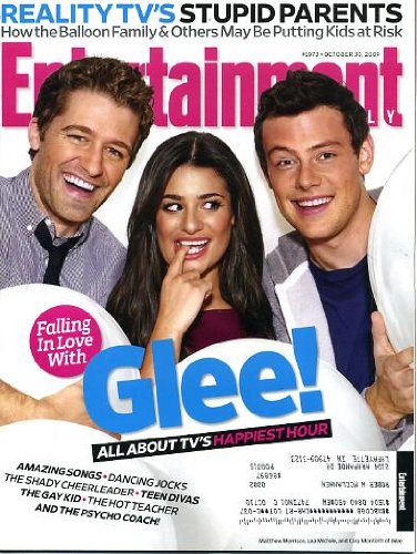 Entertainment Weekly October 30 2009 Cast of Glee on Cover, Balloon Family & Reality TV, Laurence Fishburne/CSI, Say Anything/John Cusack Turns 20, Liam Neeson/The A-Team, FlashForward, John Irving, Robert Crumb