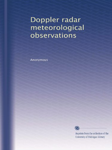 Doppler radar meteorological observations