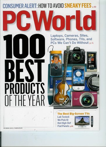 PC World December 2009 100 Best Products of the Year * Best Big Screen HDTVs * Sneaky Fees * To E-Book Readers (Volume 27)