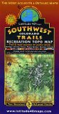 Southwest Colorado Topographic Recreation Trail Map