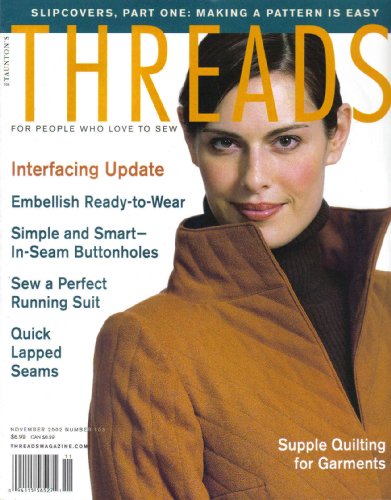 Threads: For People Who Love to Sew (Slipcovers: Making a Pattern, October/November 2002, Number 103)