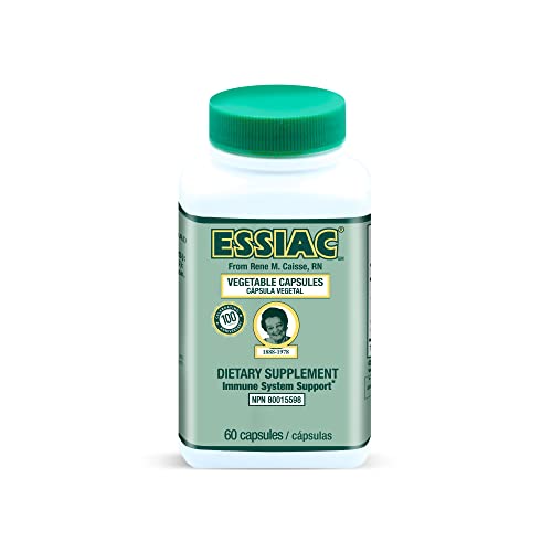 Book Cover ESSIAC All-Natural Herbal Extract Capsules – 60 capsules | Powerful Antioxidant Blend to Help Promote Overall Health & Well-being | Original Formula since 1922