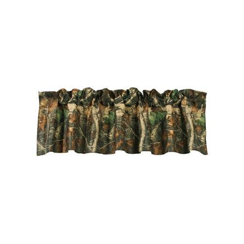 HiEnd Accents Realtree Oak Camo Valance, 84"X18"