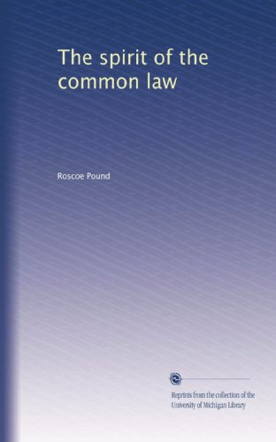The spirit of the common law