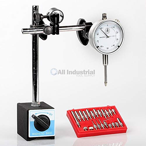 All Industrial Tool Supply TR72020 Dial Indicator (Magnetic Base & Point Precision Inspection Set)