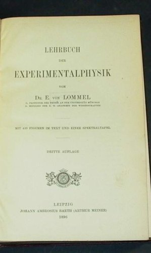 Lehrbuch der Experimentalphysik