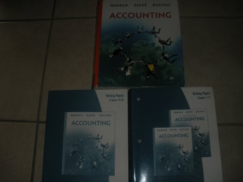 Accounting 22nd Edition 2007 with Complete Working Papers