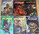 Set 6 Disney's Pirates of the Caribbean Jack Sparrow By Rob Kidd (#1 the Coming Storm, #2 the Siren Song, #3 the Pirate Chase, #4 the Sword of Cortes, #8 the Timekeeper, and the Curse of the Black Pearl a Junior Novelization) (1 2 3 4 8 and No# (1 2 3 4 8