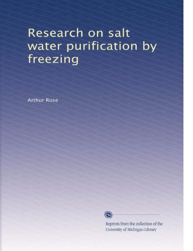 Research on salt water purification by freezing