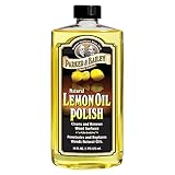 Parker & Bailey Lemon Oil Polish, Natural Lemon Scented Furniture Cleaner & Wood Table Cleaner, Renews & Restores a Finish for Woods, Protects from Drying or Cracking, Leaves a Shiny Finish, 16 oz