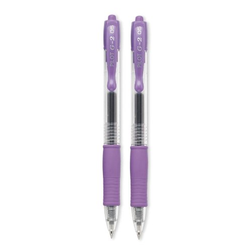 Book Cover Pilot Pen Corporation of America : Gel Rollerball Pen, Retract,Extra-Fine Pt, Purple -:- Sold as 2 Packs of - 1 - / - Total of 2 Each