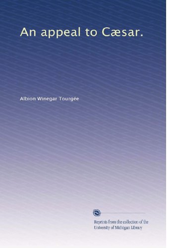 An appeal to CÃƒÂ¦sar.