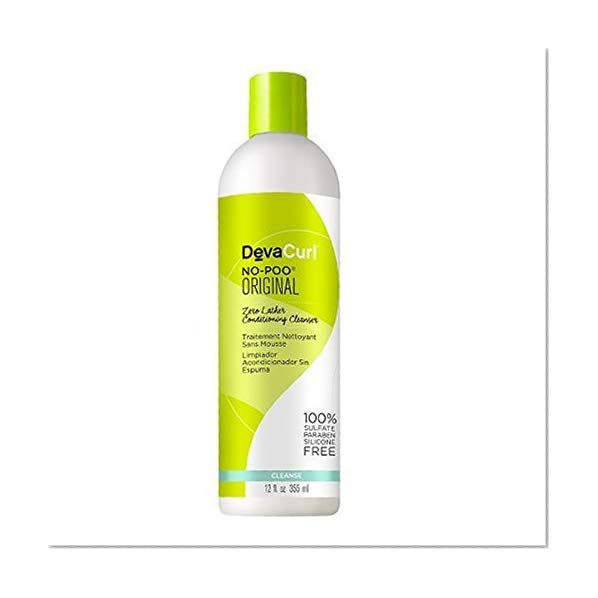 Deva Curl Nettoyant après-shampooing non moussant Deva Curl No Poo - A la rescousse des cheveux bouclés difficiles à coiffer et plein de frisottis - 350 ml (12 oz)