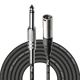 Stagg 20ft. Deluxe Audio Cable - XLR Male / Mono Phone Plug