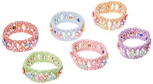 Rhode Island Novelty Beaded Stretch Flower Bracelet