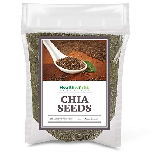 Book Cover HealthWorks Chia Seeds 6 Pounds by Alive and Aware Natural Health