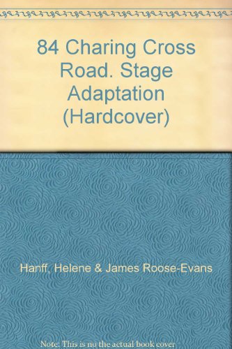 84 Charing Cross Road. Stage Adaptation (Hardcover)