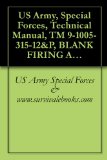 US Army, Special Forces, Technical Manual, TM 9-1005-315-12&P, BLANK FIRING ATTACHMENT (BFA) M20, for CAL. .50 M85 MACHINE GUN, 1981