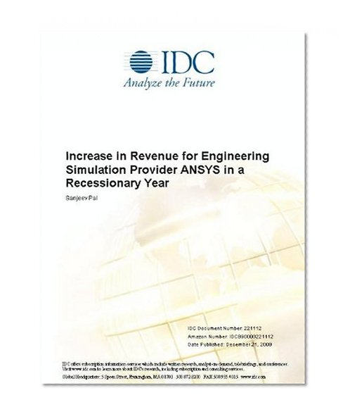 Increase in Revenue for Engineering Simulation Provider ANSYS in a Recessionary Year
