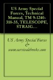 US Army Special Forces, Technical Manual, TM 9-1240-318-35, TELESCOPE, STRAIGHT: M120, (1240-930-4259), 1967