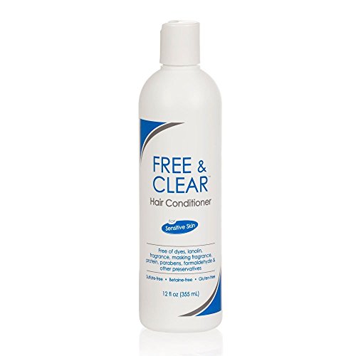 Pharmaceutical Specialties Free & Clear Hair Conditioner for Sensitive Skin, 12 Ounce