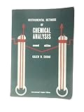 Instrumental Methods of Chemical Analysis