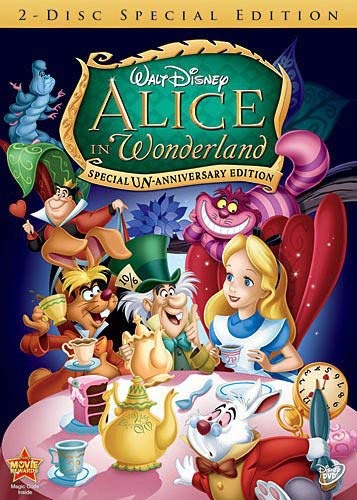 Book Cover Alice In Wonderland Special Edition DVD