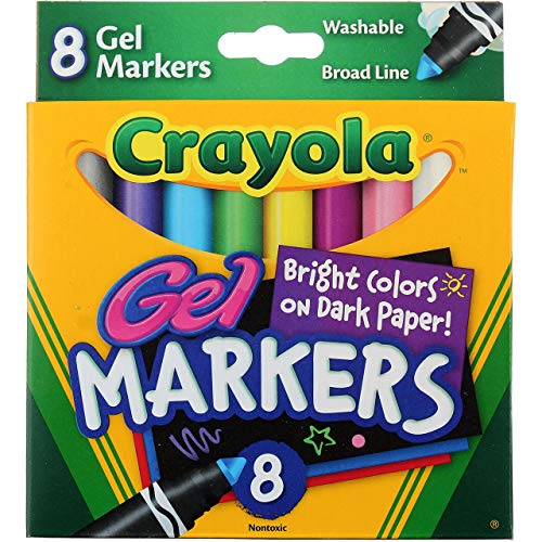 Book Cover Bulk Buy: Crayola Gel FX Washable Markers 8/Pkg 58-8163 (3-Pack)