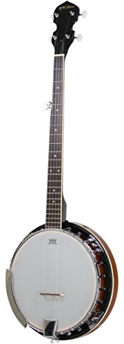 Book Cover Jameson Guitars 5-String Banjo 24 Bracket with Closed Solid Back and Geared 5th Tuner