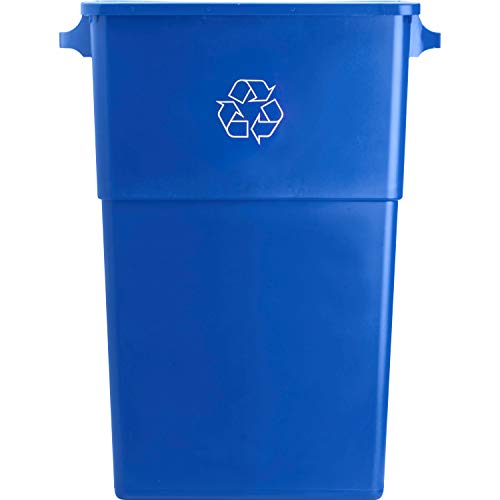 Book Cover Genuine Joe GJO57258 Recycling Rectangular Container, 28 gallon Capacity, 22-1/2