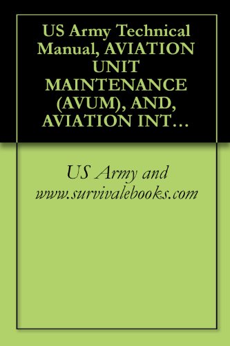 US Army Technical Manual, AVIATION UNIT MAINTENANCE (AVUM), AND, AVIATION INTERMEDIATE MAINTENANCE (AVIM) MANUAL, FOR GENERAL AIRCRAFT MAINTENANCE, (NONDESTRUCTIVE ... VOLUME 7, TM 1-1500-204-23-7, 1992
