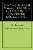 U.S. Army Technical Manual, TEST SET, ELECTRONIC, P/N 29085800, NSN 6625-01-347-8667, TM 1-6625-736-13&P, 1995